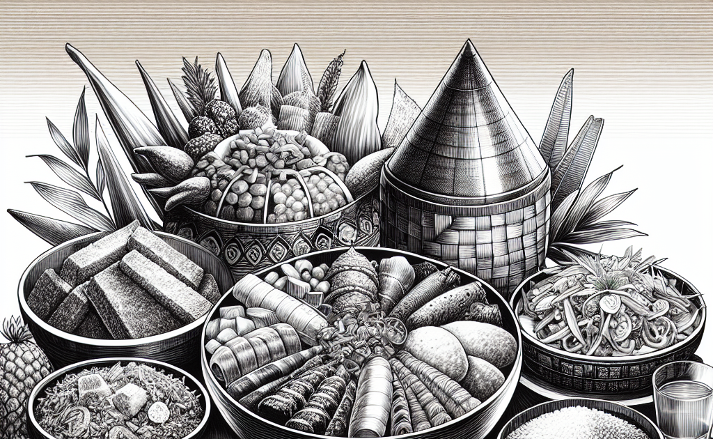 Keindahan Sketsa Makanan Tradisional Indonesia: Mengabadikan Kekayaan