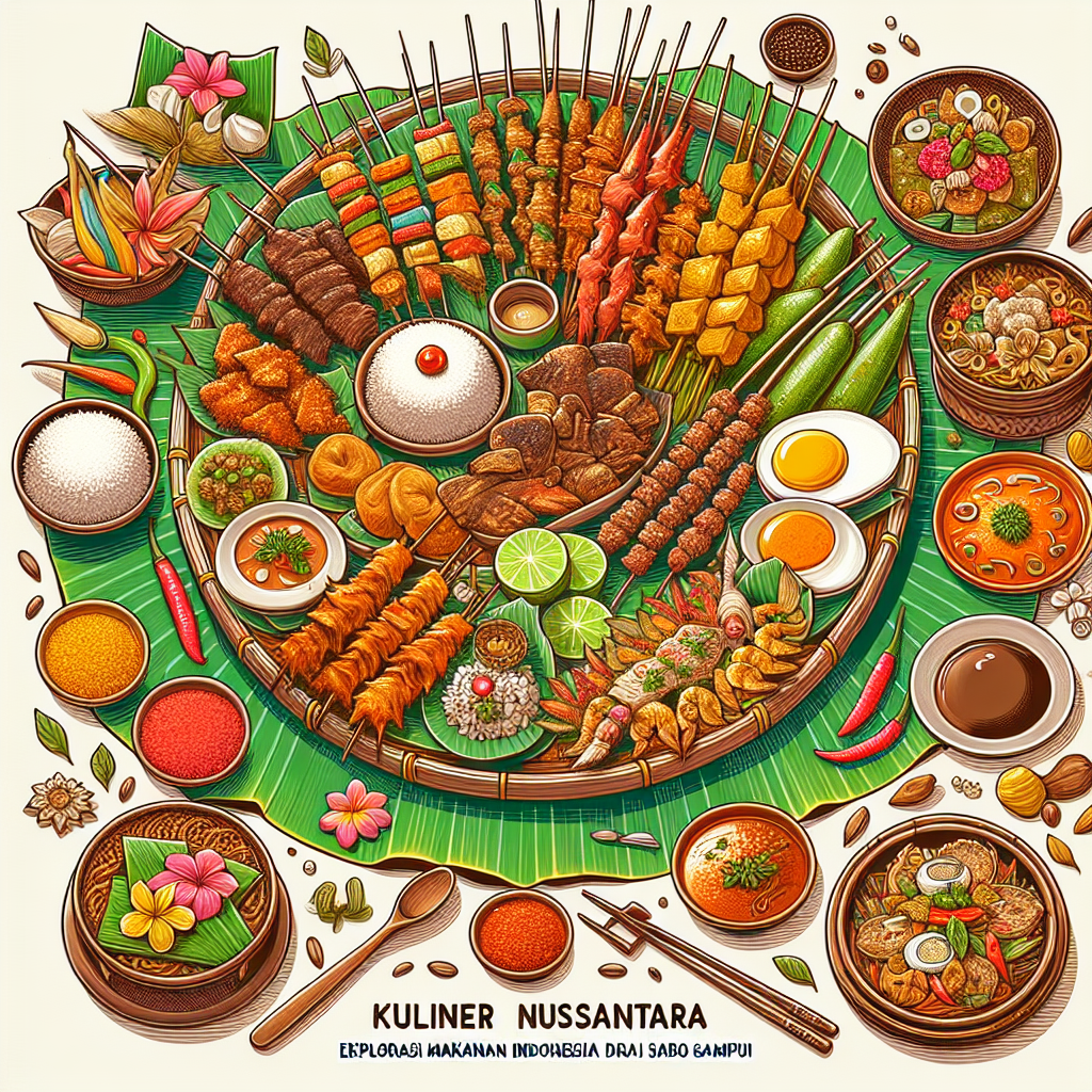 Kuliner Nusantara: Eksplorasi Makanan Favorit Indonesia Dari Sabang Sampai