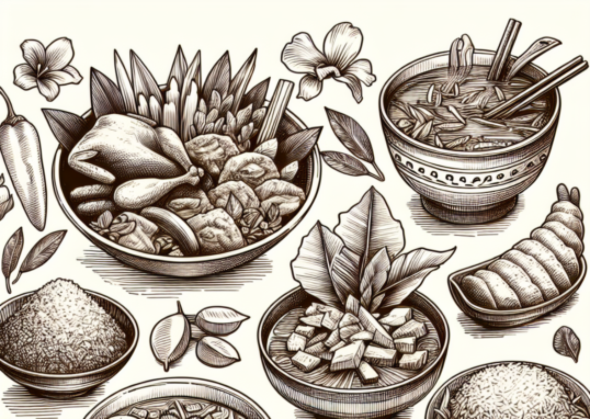 Exploring the Art of Indonesian Food Sketches: A Culinary Journey